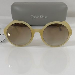 Calvin Klein sunglasses ck3164s pale yellow